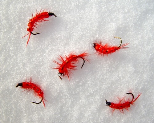 искусственные мушки для зимней рыбалки