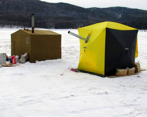 Изготовление палатки для зимней рыбалки своими руками