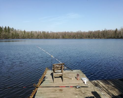 Рыбалка на озере Глубокое