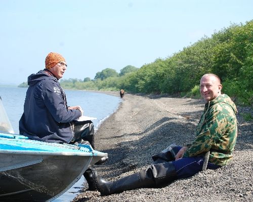 Рыбалка в нижнем течении реки Камчатка с Сергеем Муравьевым